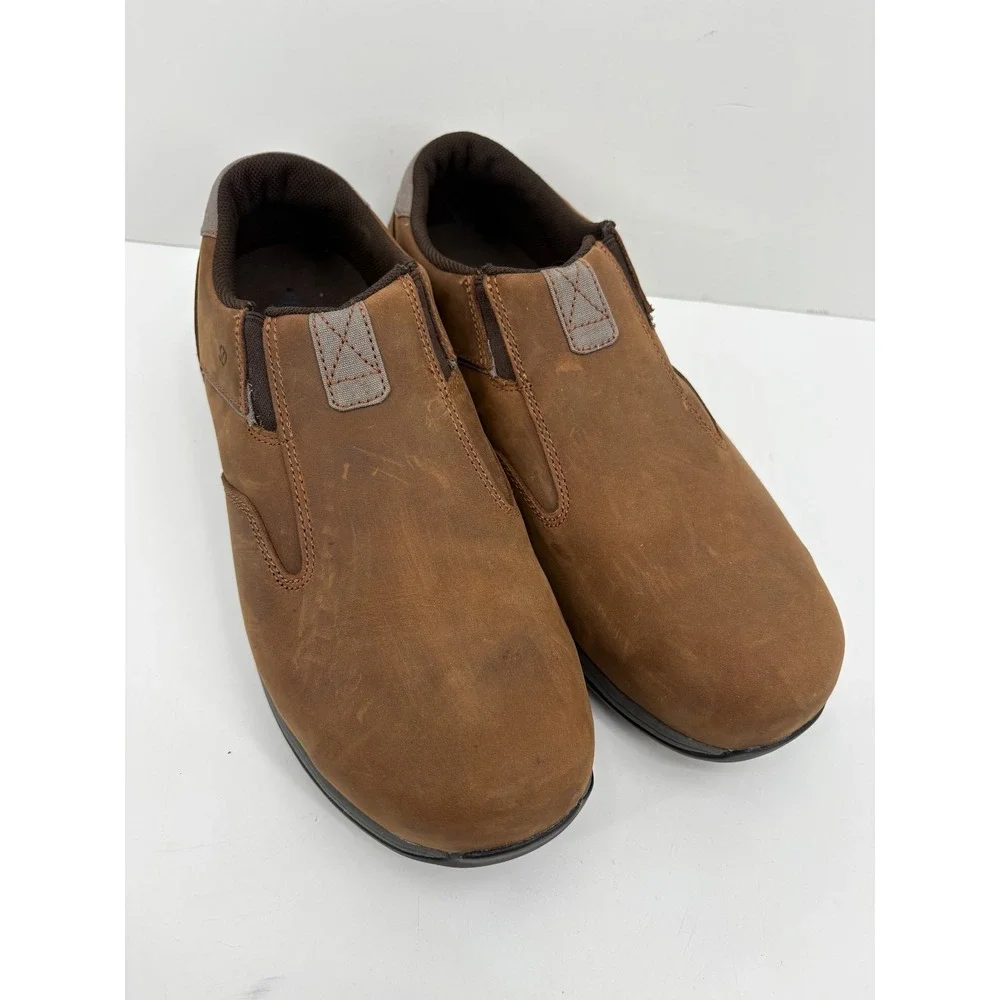 Red Wing ComfortPro 6705 Men's 12 Brown Nubuck Steel Toe Slip On Work Shoes